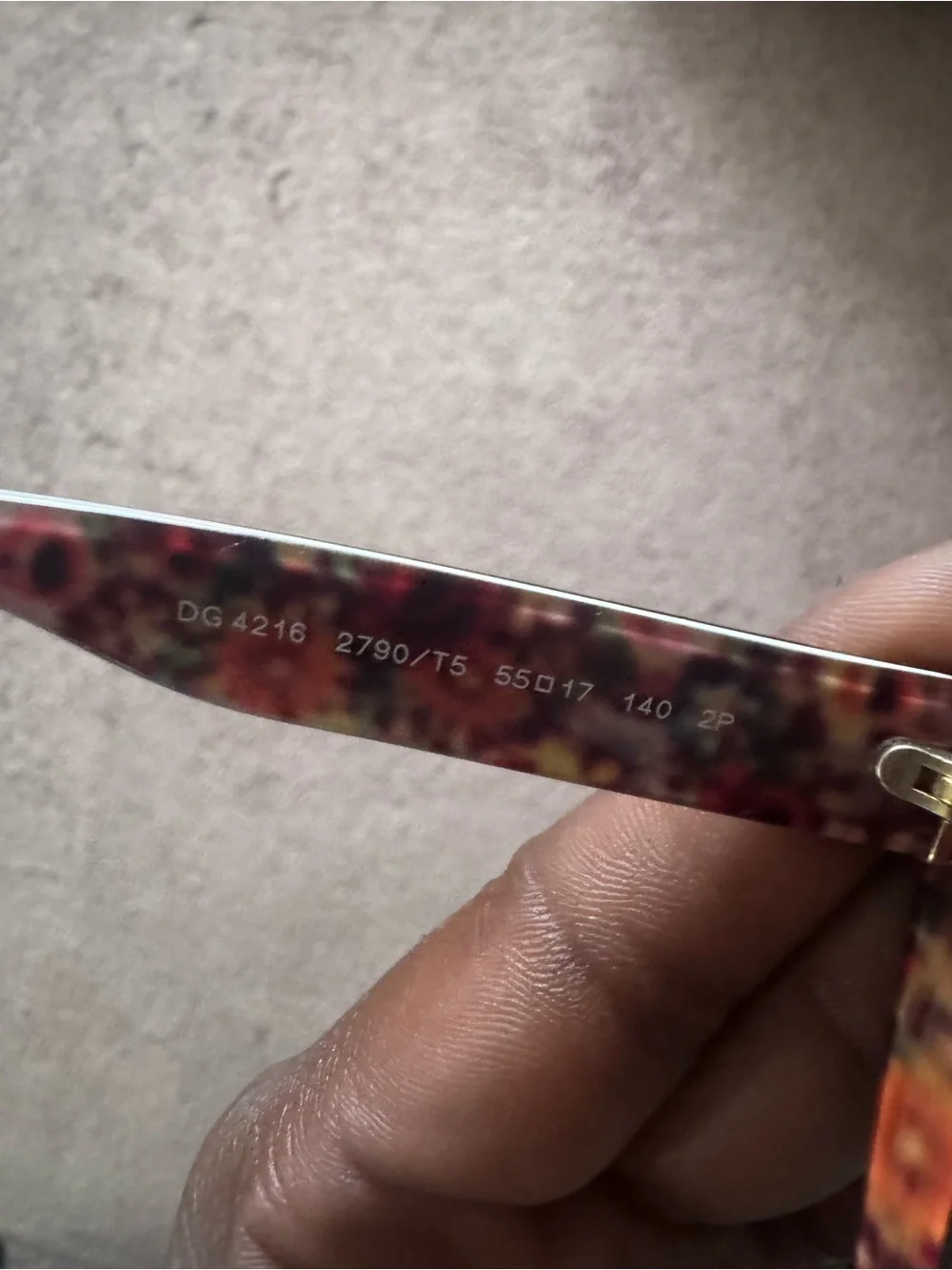Dolce & Gabbana Brown Gradient Oversized Sunglasses with Gold DG Logo